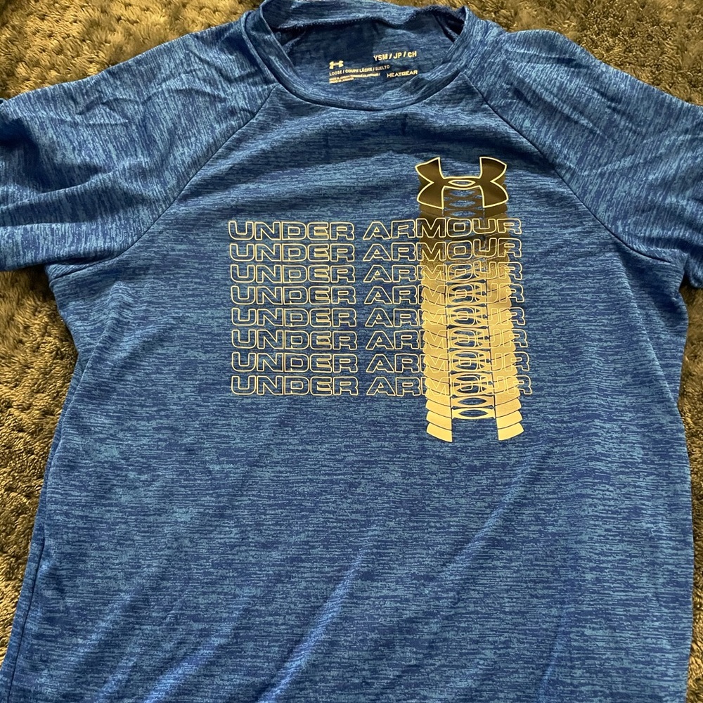 Boy’s blue Under Armour shirt